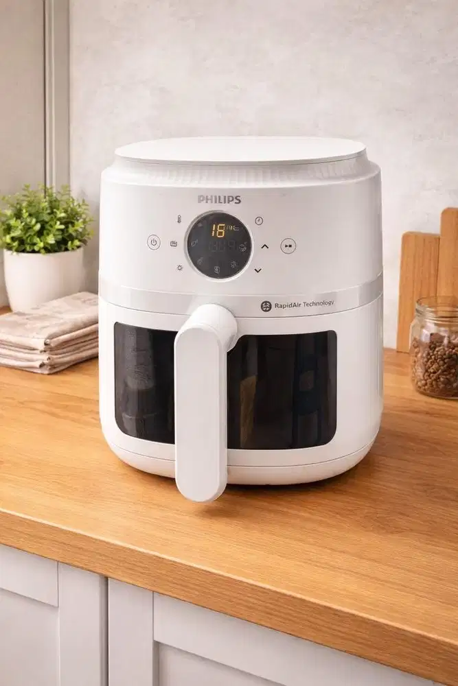 Airfryer Phillips 2000 Series (LIKE NEW HADIAH PERNIKAHAN, 1x DIPAKAI)