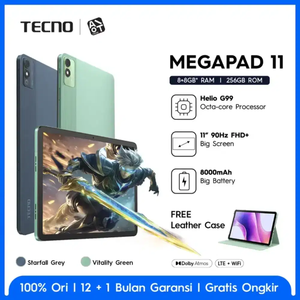 TECNO MEGAPAD 11 8/256 SIM CARD