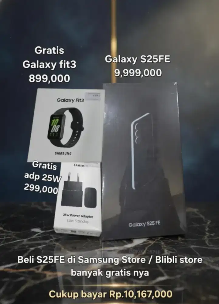 Samsung galaxy s25 fe + adapter +fit3