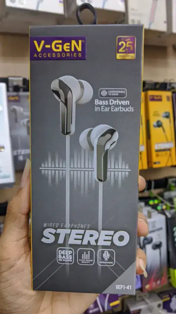 HANDSFREE IN-EAR STEREO SOUND V-GEN VEP1-41