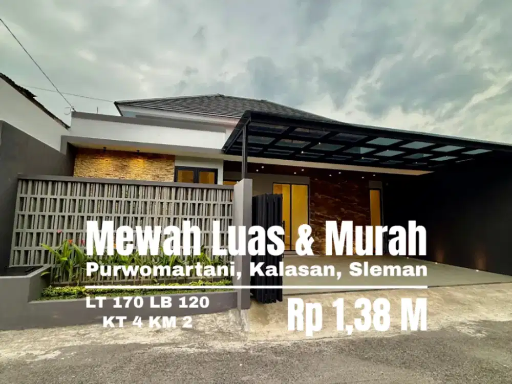 Rumah Baru Mewah Murah purwomartani