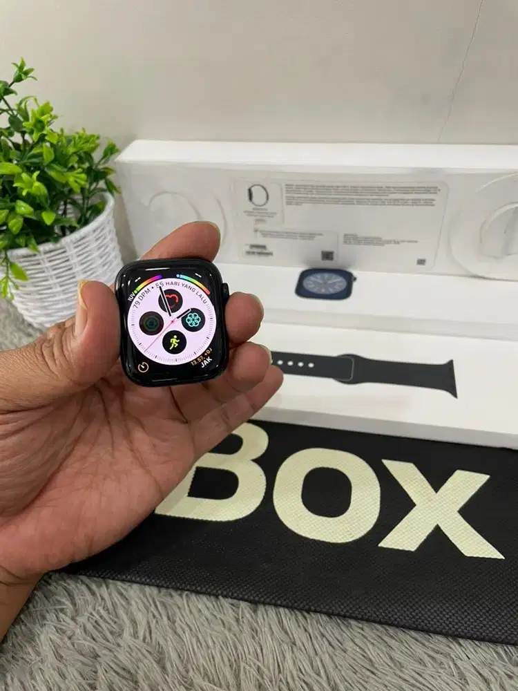Apple Watch Series 8 45mm iBox Midnight mulus Fullset Ori BH 89%