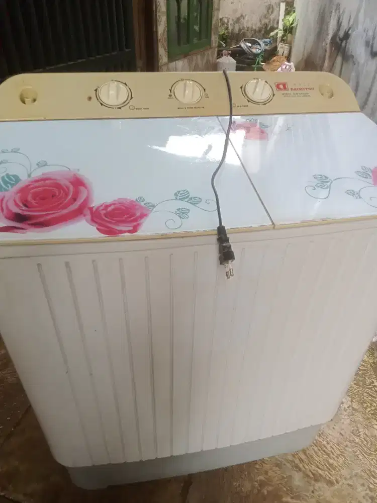 Jual' mesin cuci 2 tabung normal semua