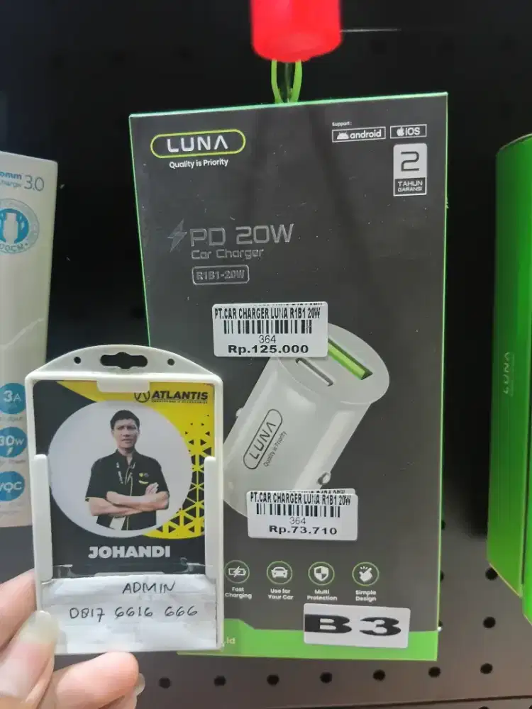 Car charger luna r1b1 20w