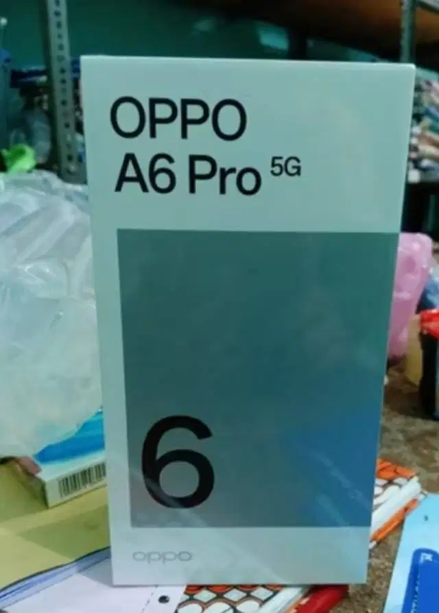 Oppo A6 pro 5G 8/256 baru masih segel..