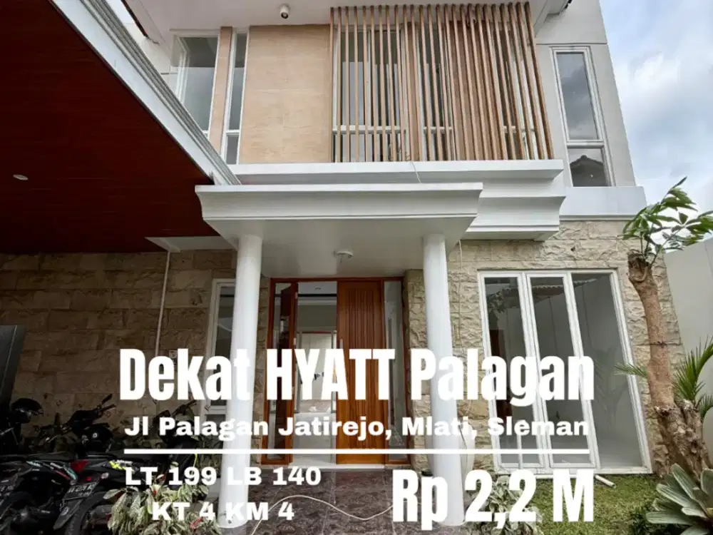 Rumah Baru Luas dekat Hotel Hyatt Palagan