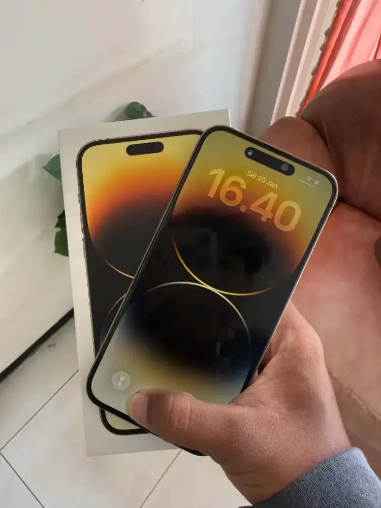 Iphone 14 promax 128gb gold ibox