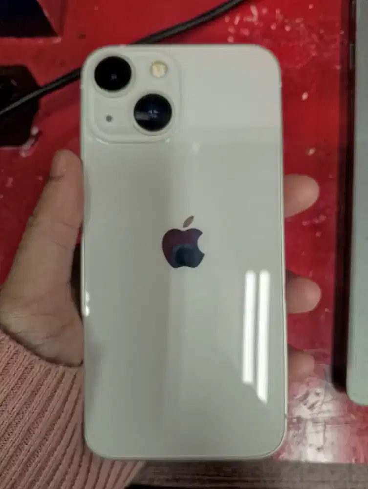 Jual Iphone 13 mini 256GB Inter Starlight BH 85