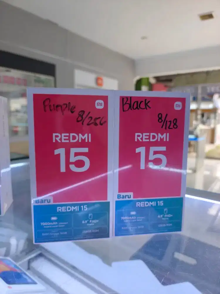 REDMI 15 8/256 TERMURAH COD BISA