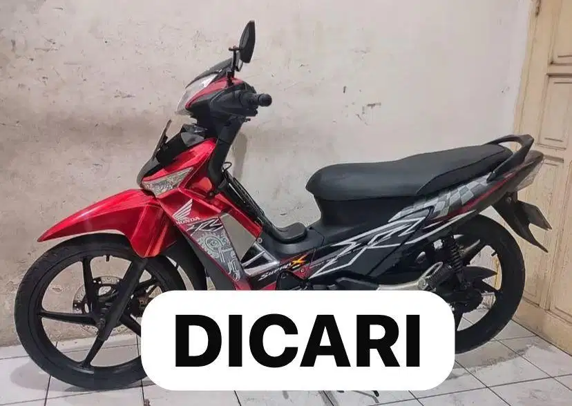 Di Cari Supra X 125 Double Disk DD Tahun 2007 Ke Atas Supra X 2009