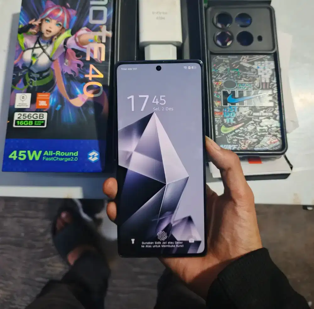 Infinix Note 40 Ram 8+8/256 Fullset