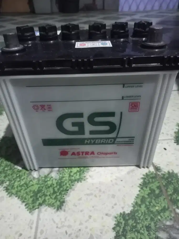 Aki Mobil GS Hybrid 55D23L 60Ah Second 2025