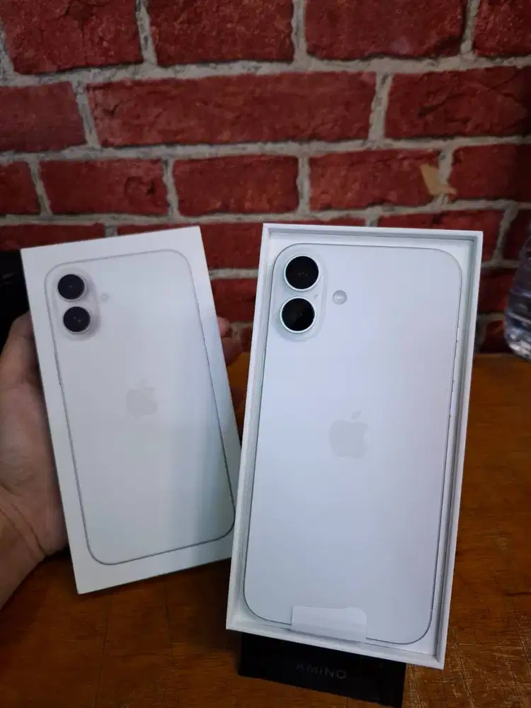 IPHONE 16 PLUS 256 GB WHITE BEKAS MULUS LIKE NEW