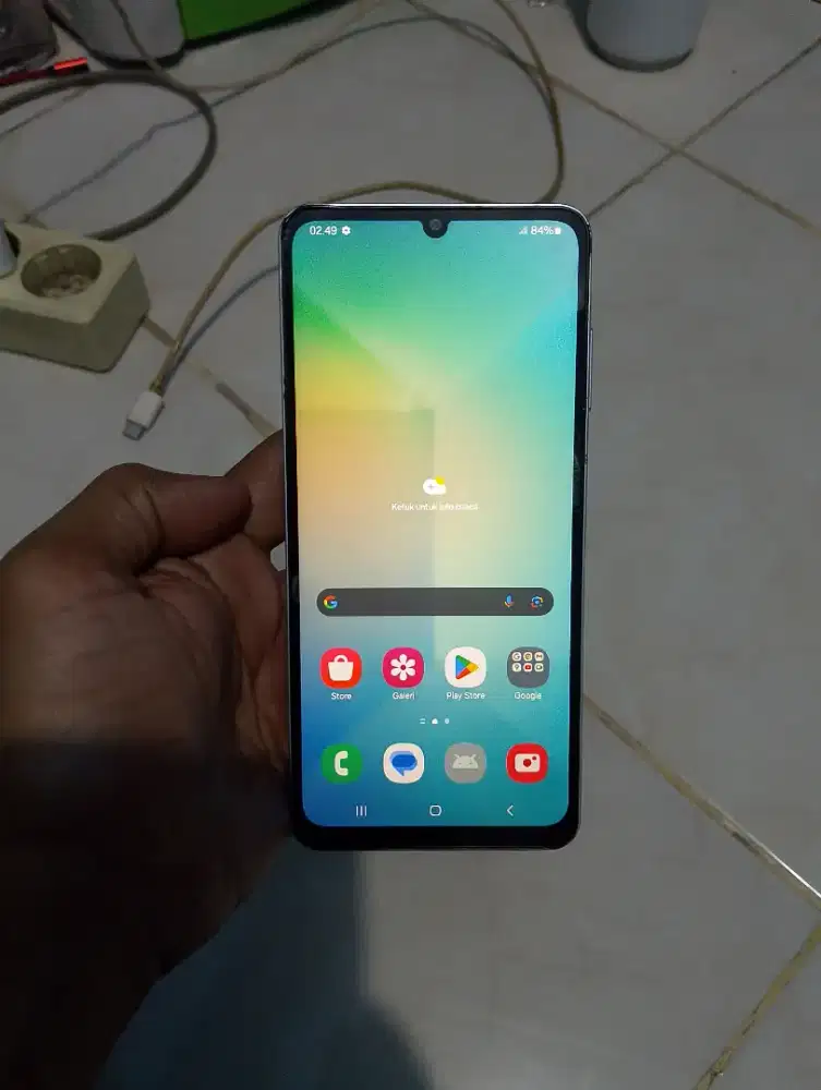 Jual hp samsung A06 jaringan 4G LTE RAM 4/64GB camera 50 Mega pixel