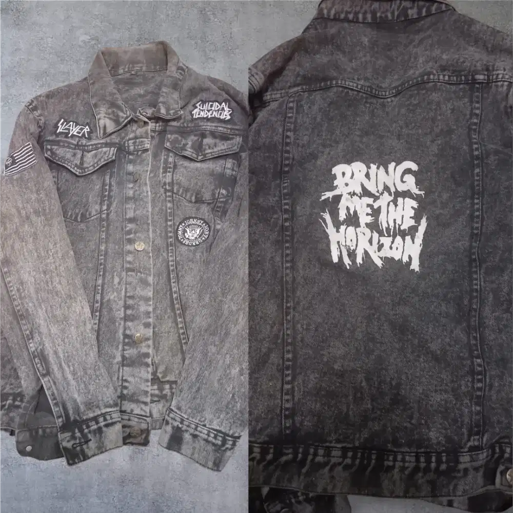 Jaket levis denim UK xl fit L