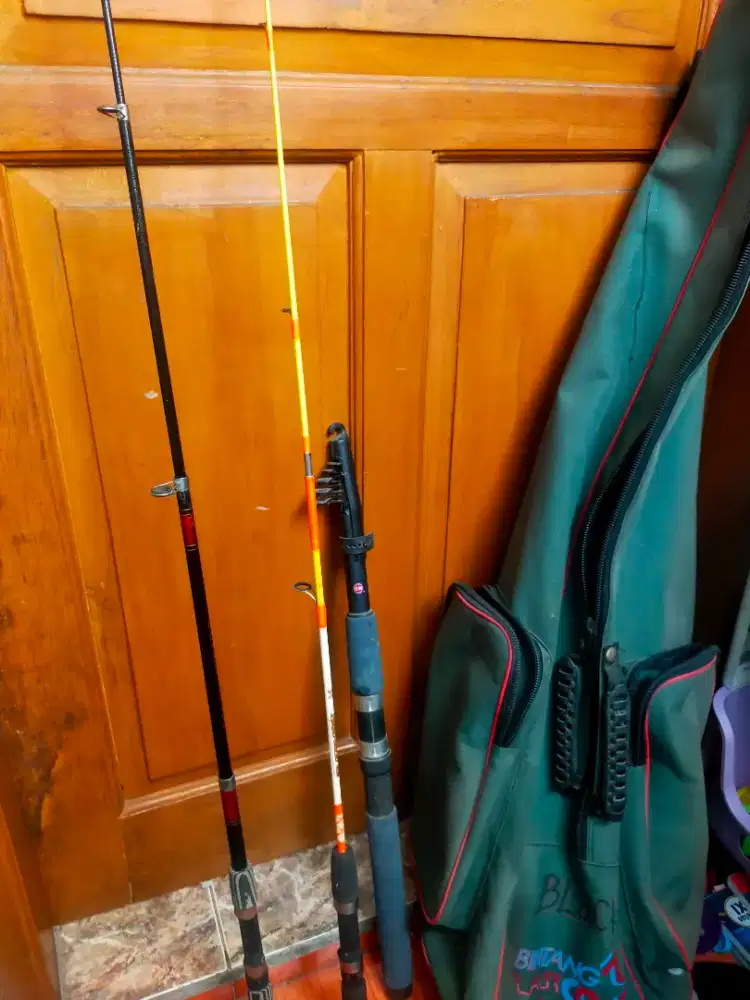 Joran biasa + aksesoris