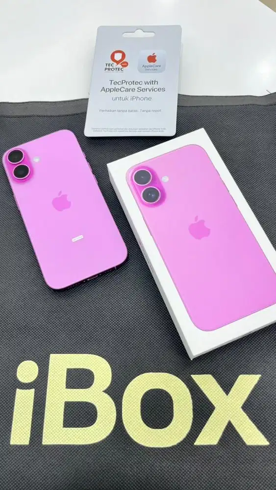 iPhone 16 128gb Pink New Garansi Resmi Bisa Kredit Tukar Tambah iBox