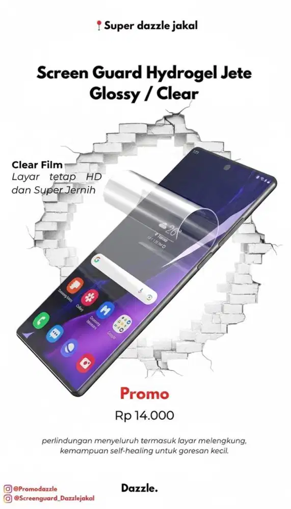 Hydrogel jete Clear Glossy