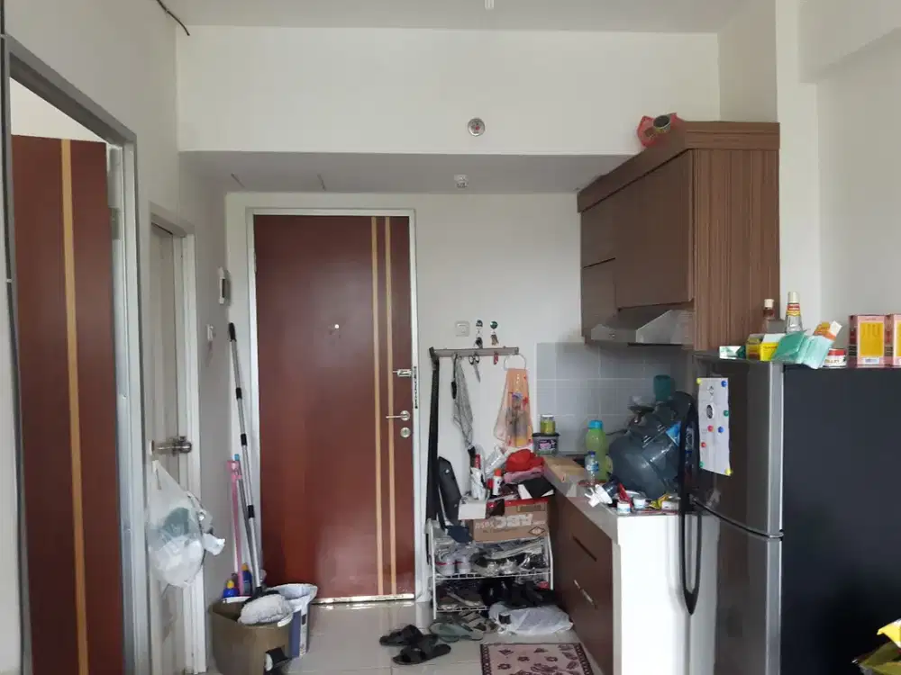 Apart Puncak Kertajaya B0219, 2BR, fully furnished, kitchenset, kulkas, ac, bed set, tv siap huni