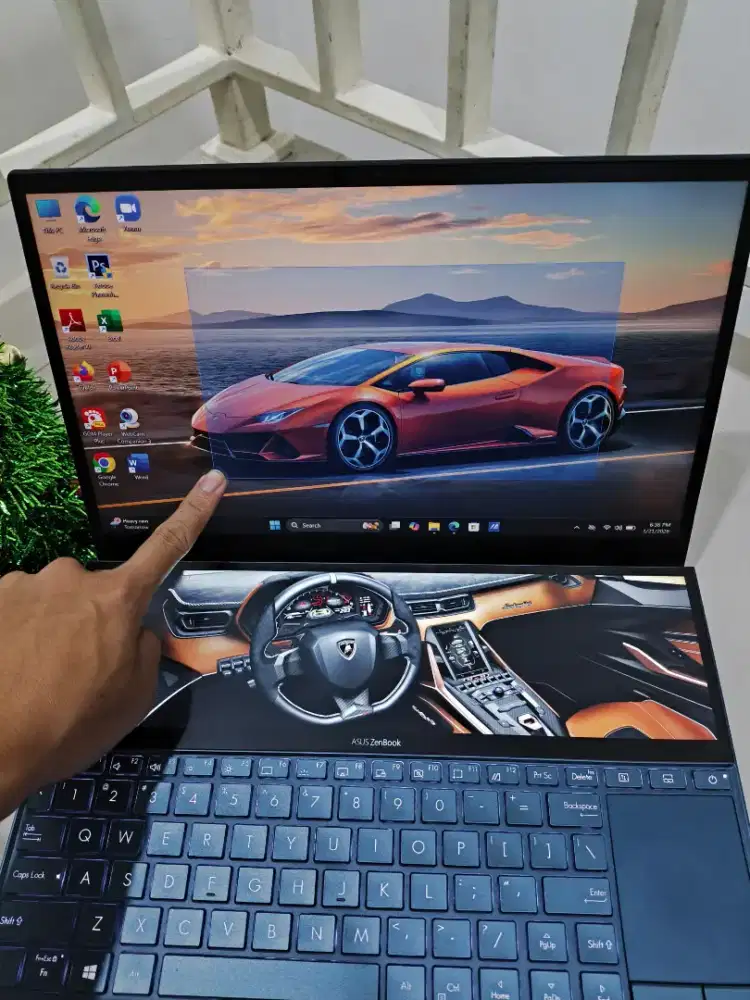 Laptop ASUS ZENBOOK FLY Duo Ram 16GB+SSD 1Tb DUAL SCREEN NVIDIA