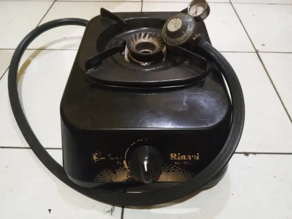 Kompor gas Rinnai 1 tungku + selang regulator