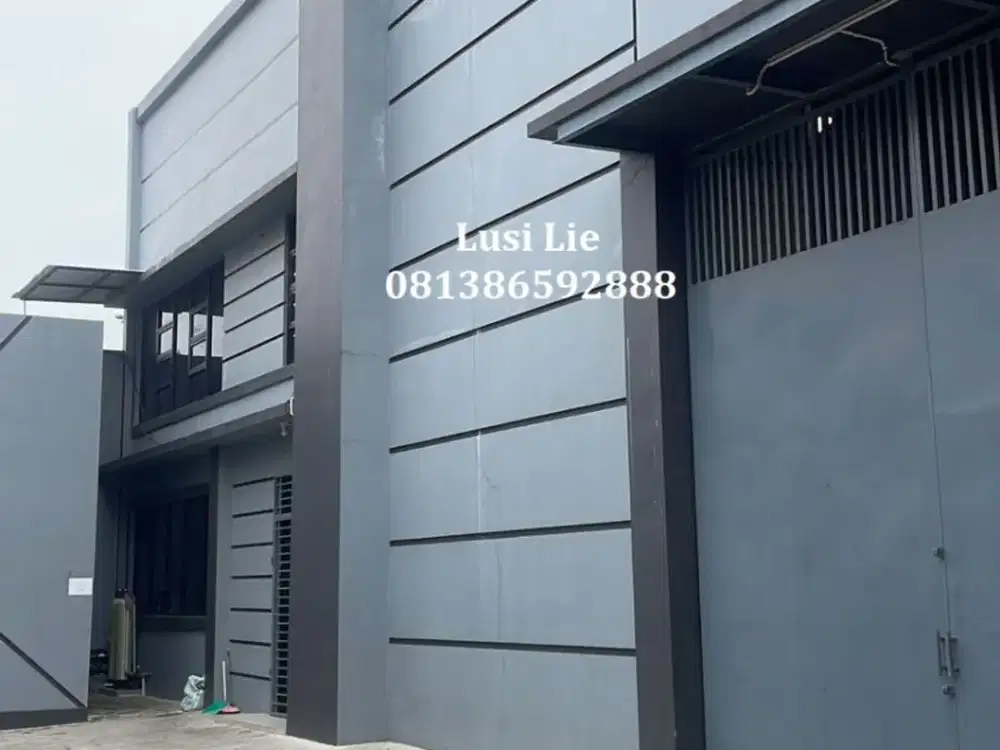 Gudang mandiri Kapuk peternakan, office rapi akses kontainer