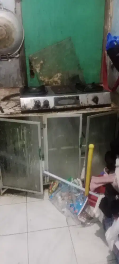 Rak meja kompor alumunium