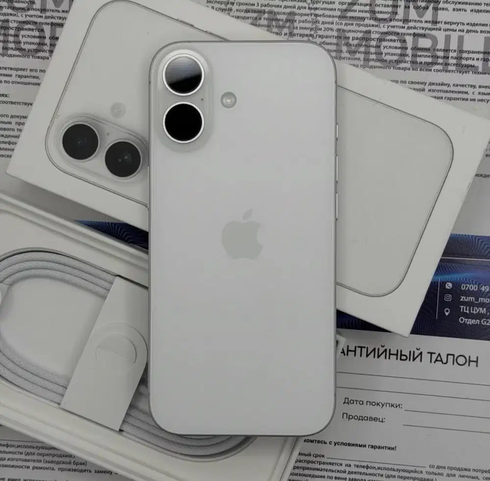 iphone 16 128 white new garansi resmi ibox 12 bulan