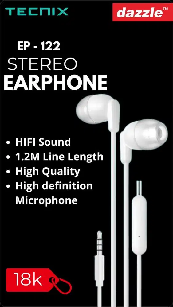 headset tecnix ep 122