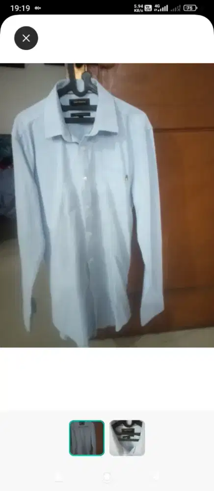 Kemeja Slim Fit Pria Hush Puppies