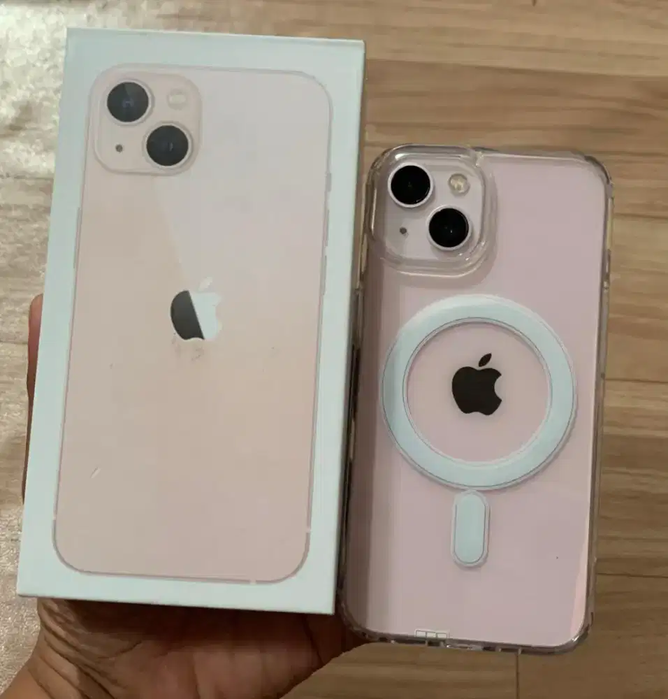 Jual iphone 13 256GB Pink inter