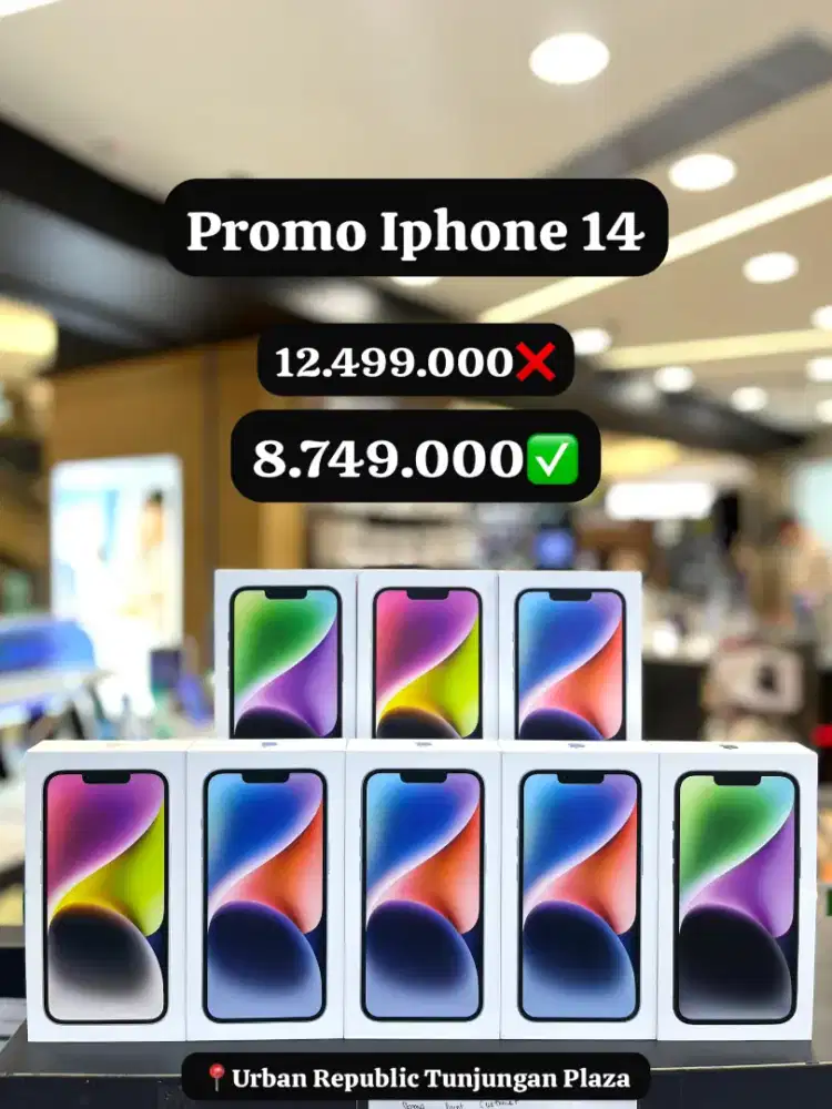 IPhone 14 128GB Promo Cicilan Bunga 0,99% Free 2x Angsuran