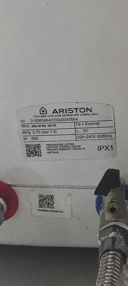 Ariston Water Heater 30 Liter