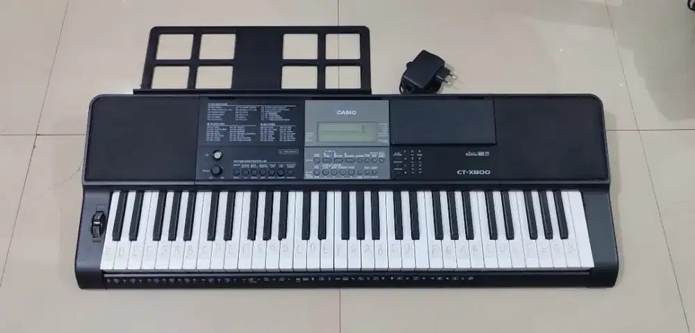 Casio CTX800 bekas mulus, bisa flash disk