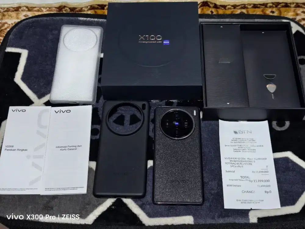 Vivo x100 5G 12/256Gb Resmi