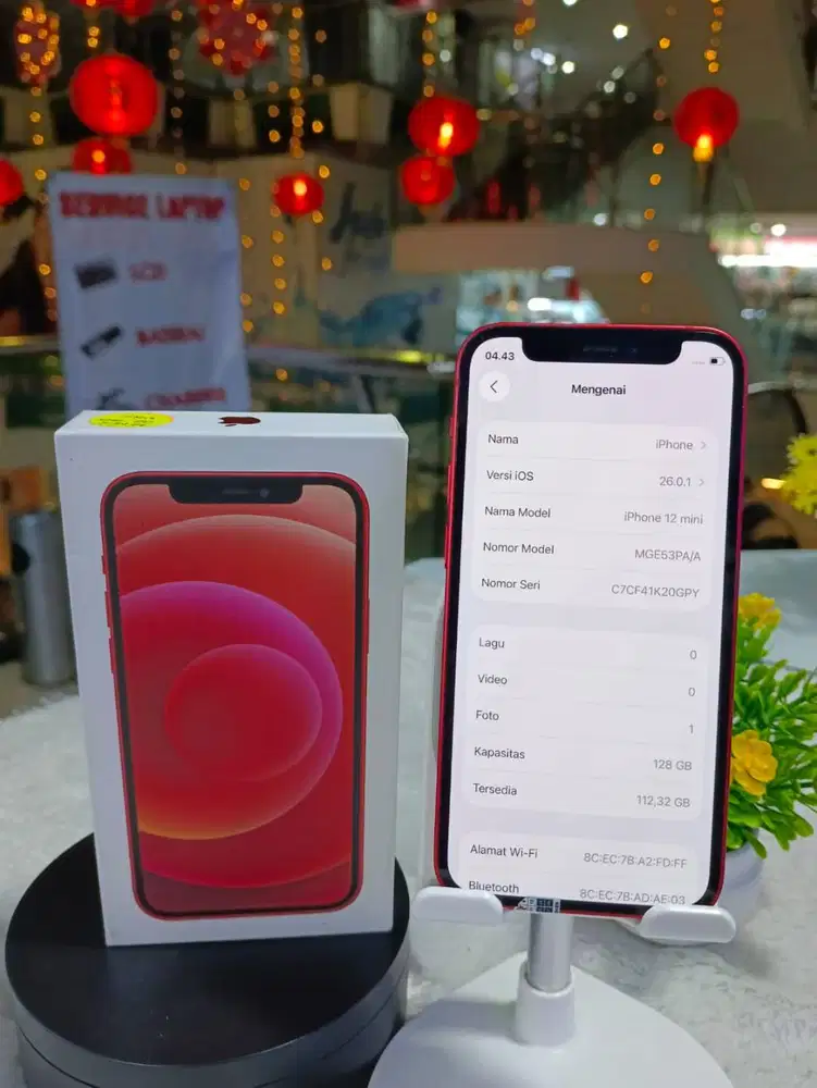 IPHONE 12 MINI 128GB SECOND INDO