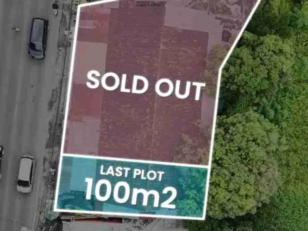 Tanah 100m2 strategis di kerobokan Bali