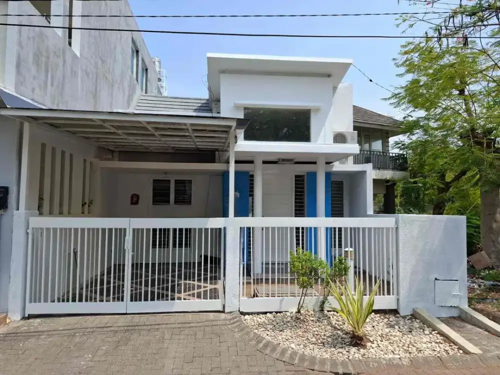 Murah Rumah 1 Lantai Siap Huni Semi Furnish di Pantai Mentari, Surabaya