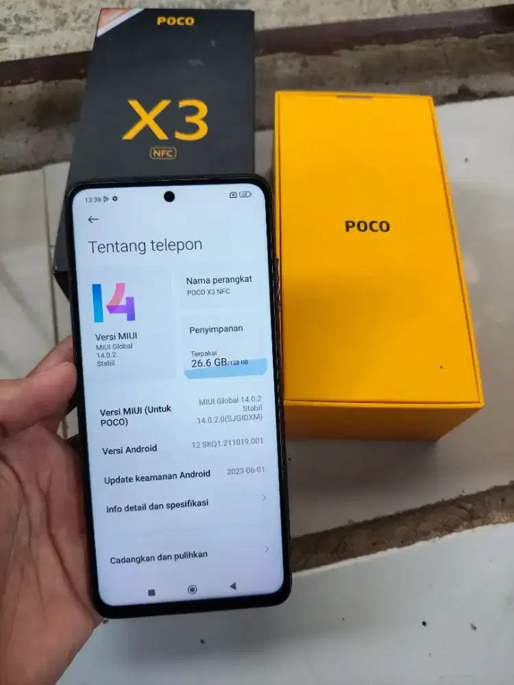 Poco x3 nfc 8/128 fullset