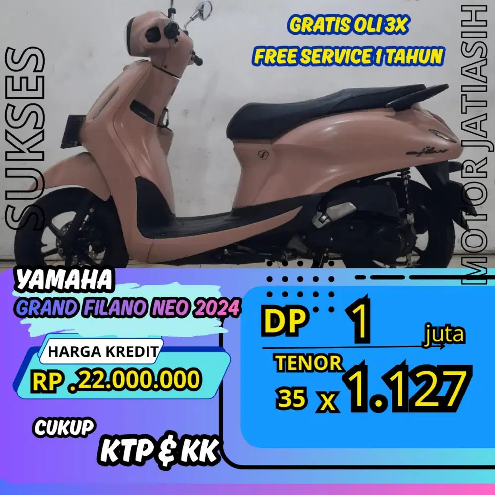 DP MURAH YAMAHA GRAND FILANO NEO 2024 DP 1 JUTA BISA CASH/KREDIT