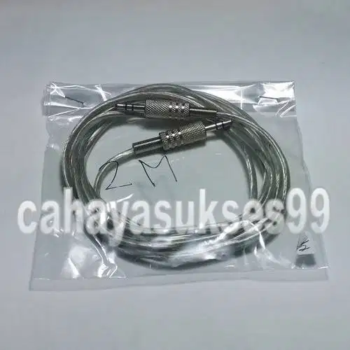 Kabel Audio Konektor Male Male 2 Meter Connector Speaker Stereo Cable