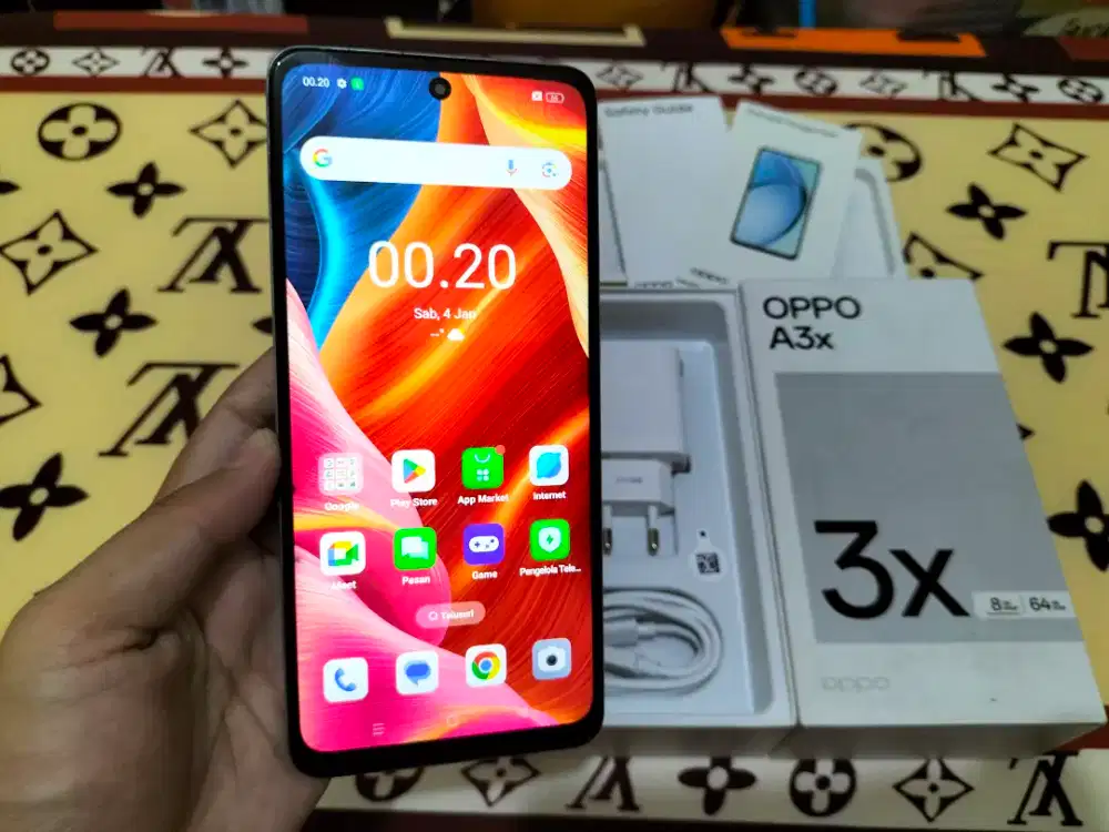 OPPO A3X RAM 4GB +1GB / 64GB 4G LTE Duos 6.67in Fingerprint face id