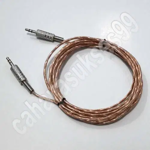 Kabel Audio Konektor 3 Meter Connector Speaker Music Stereo Cable