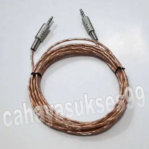 Kabel Audio Konektor 3 Meter Connector Speaker Music Stereo Cable