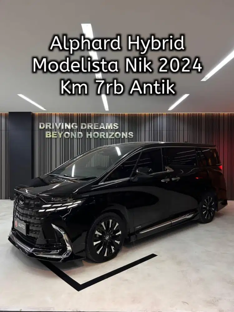Alphard 2.5 HEV CVT Hybrid Modelista 2024 Hitam