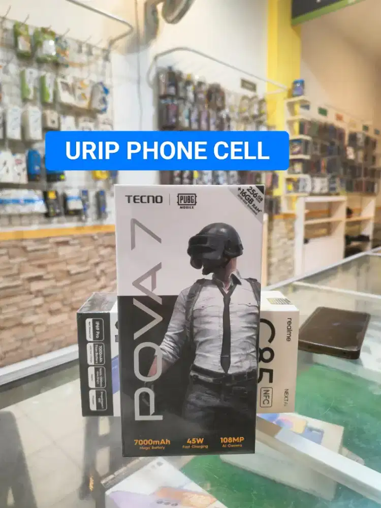 TECNO POVA 7 8/256 promo+bonus cash & credit garansi Resmi