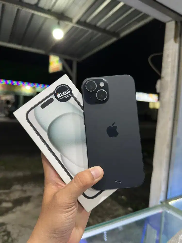 Iphone 15 128gb Ibox Resmi Second Lengkap Mulus BH 99%