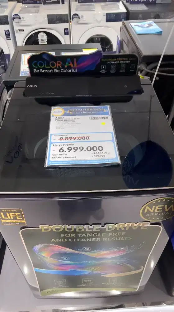 AQUA WM TOP LOADING 12KG