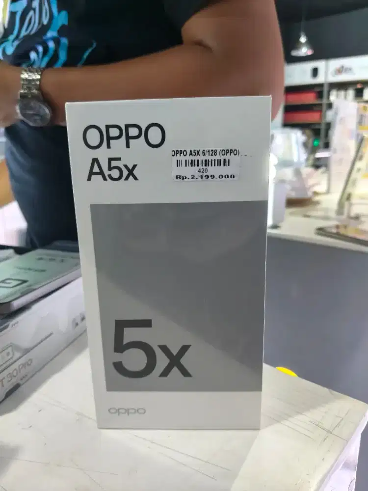 Ready Oppo A5x 6/128 garansi resmi 1 tahun Atlantis dahsyat