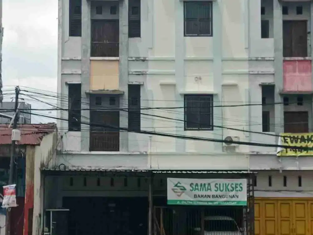 DIJUAL RUKO 3 LANTAI JL.POROS SULTAN ALAUDDIN MAKASSAR,COCOK UNTUK SEMUA JENIS USAHA